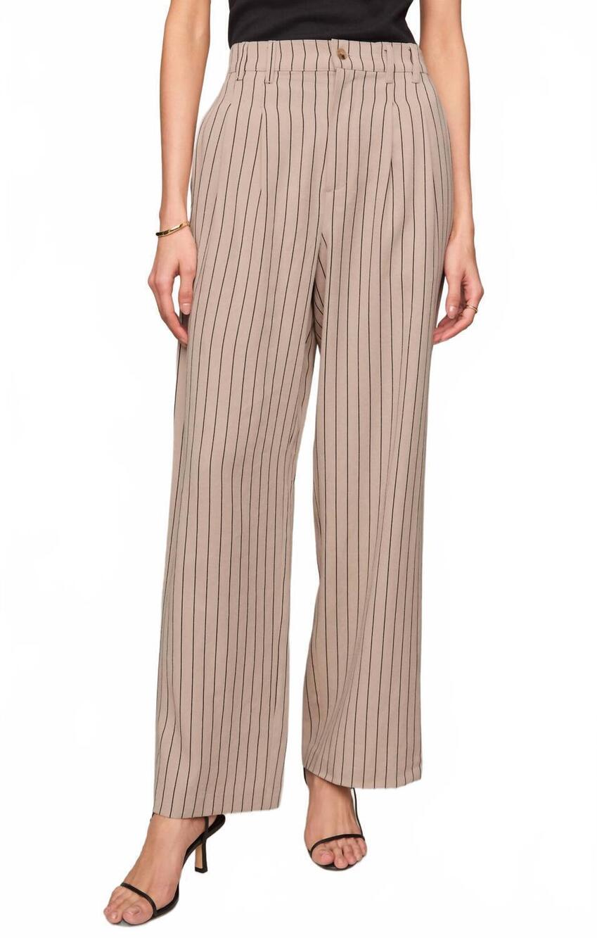 NEW Z SUPPLY dimitri striped trouser in ecru